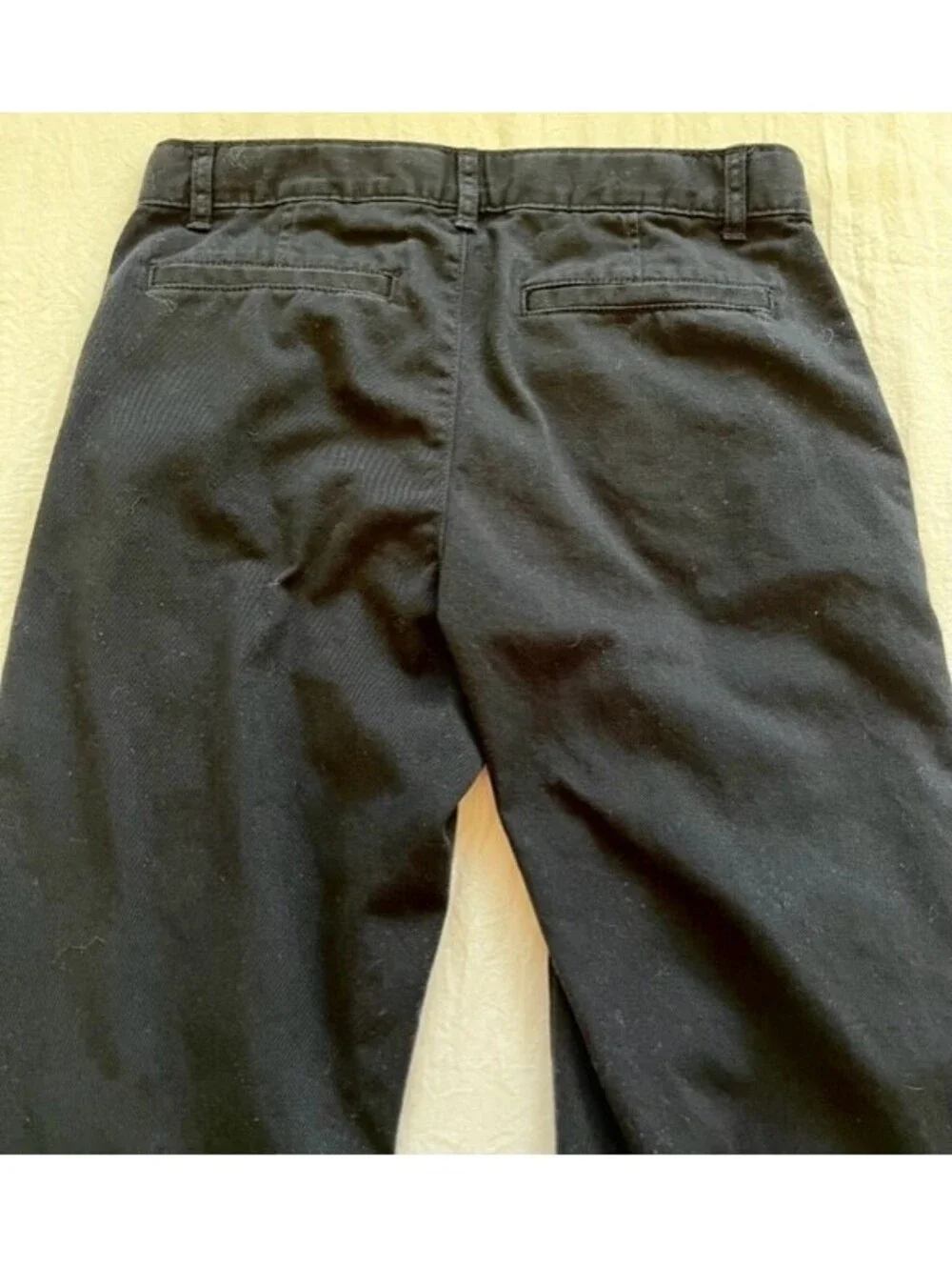 The Children's Place Black Trousers Buttoned Zipper Size 12. PreOwned Excellent